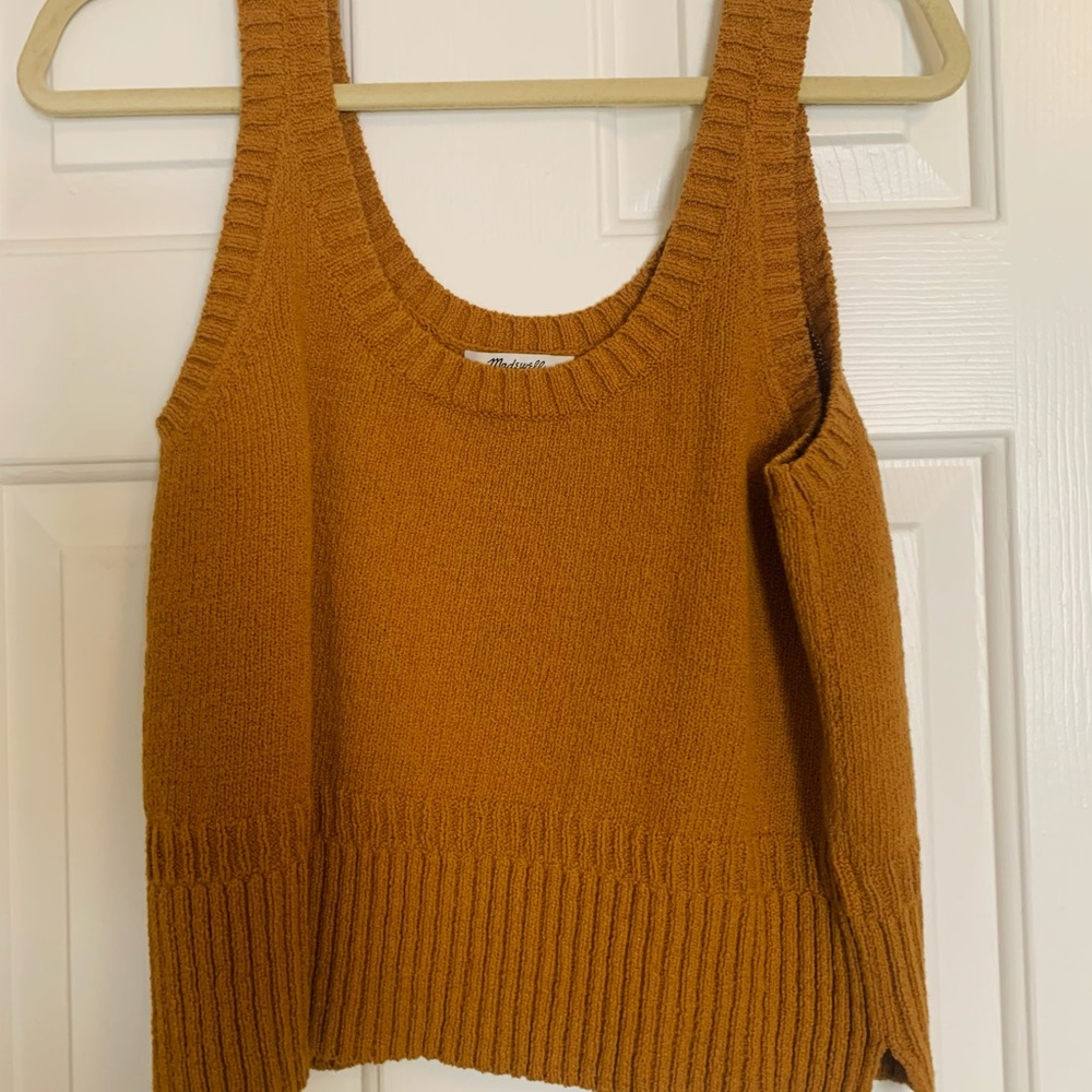 Madewell Minton Sweater Scoop Tank